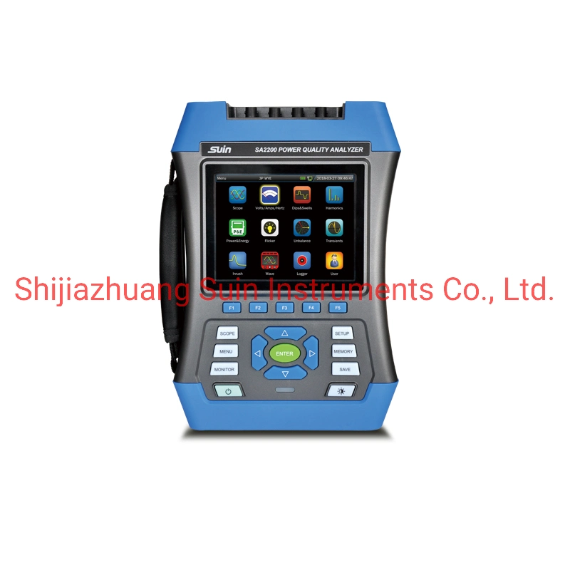 Suin SA2200 Portable Power Quality Analyzer IEC61000-4-30 Class A