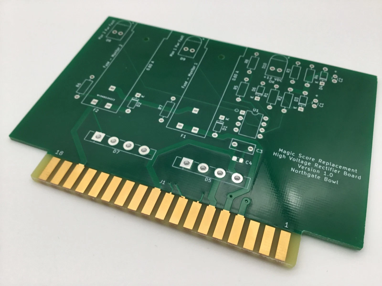 PCB Assembly Electronics Immersion Gold PCB Board, Hard Gold PCB Plating Gold Finger Manufacturing