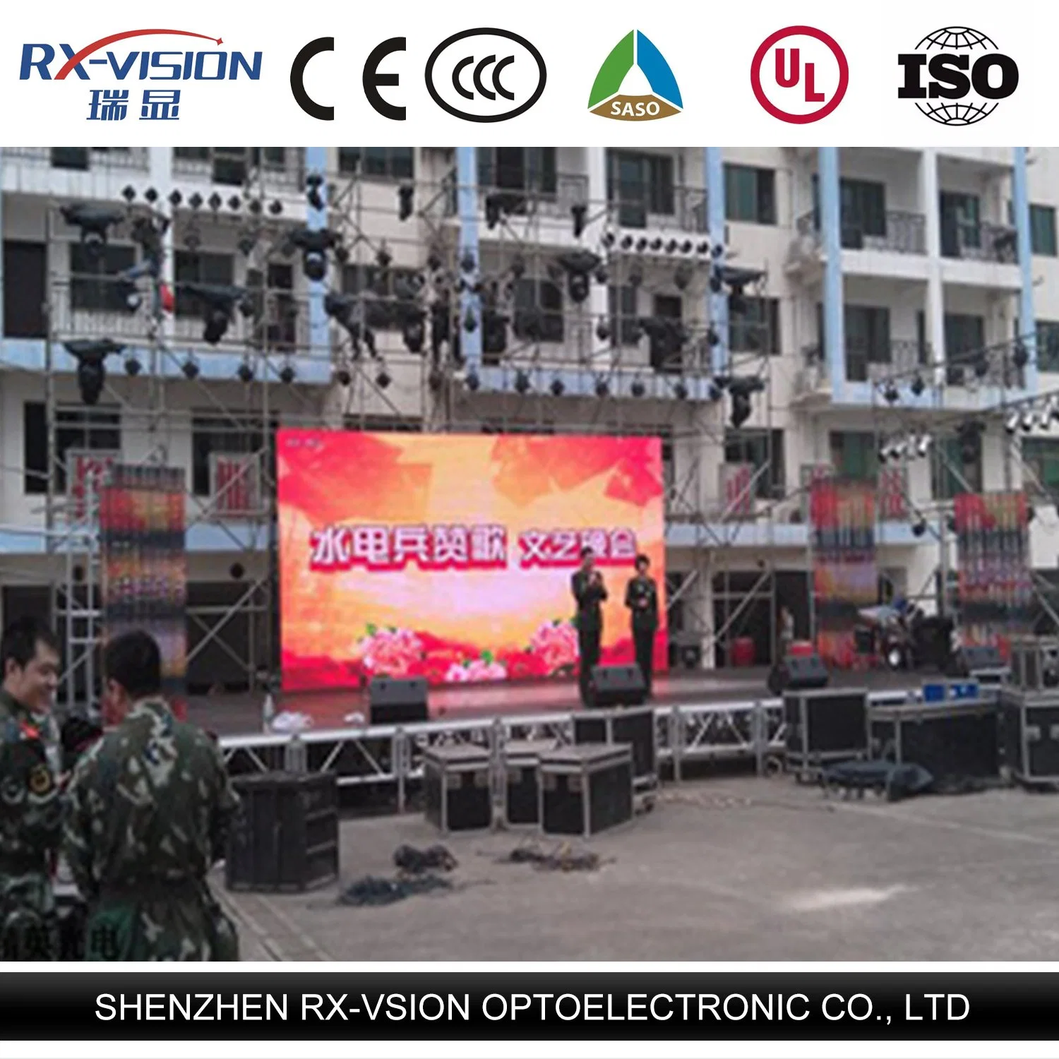 Outdoor tela LED P3 P4 P5 P6-P8 P10 mm display LED digital de tela fixa Outdoor painel LED publicidade à prova de sinal LED