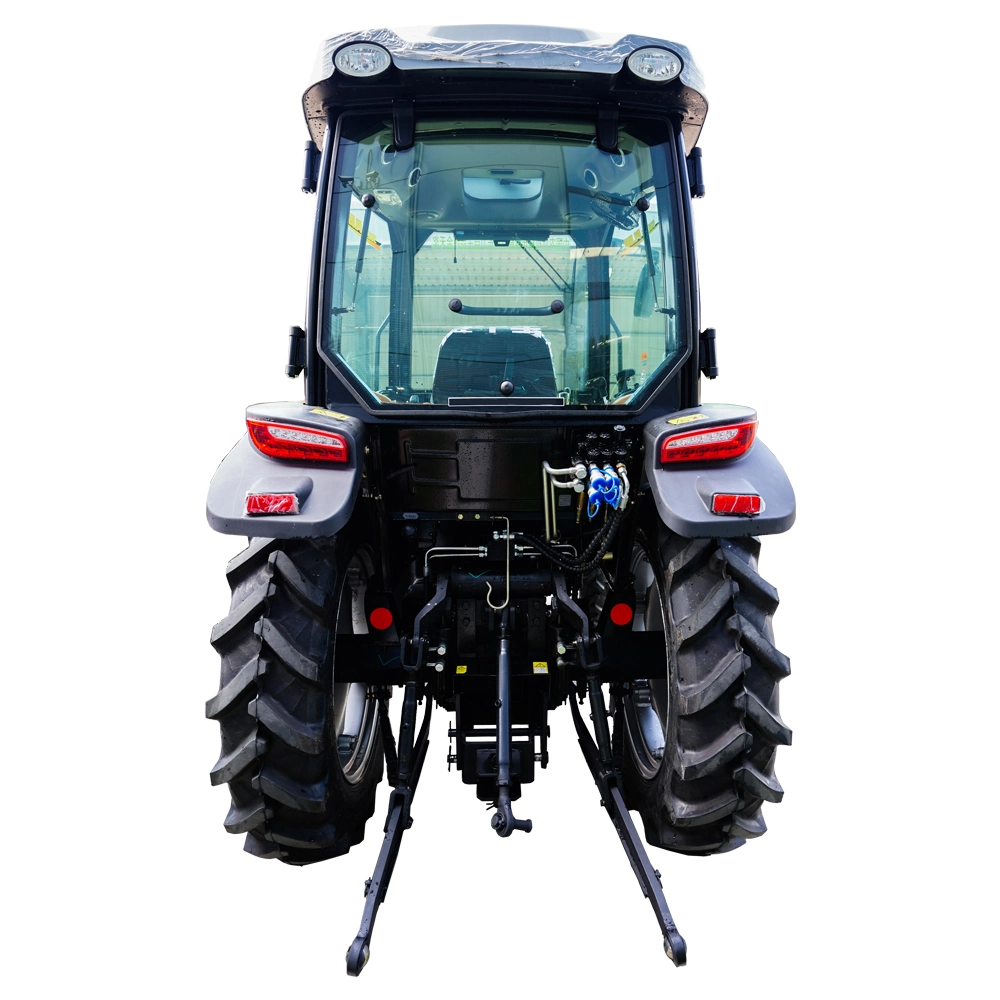 CE Certificated Factory Price 4X4 Compact 90HP Tractor with Loader and Backhoe with Environmental