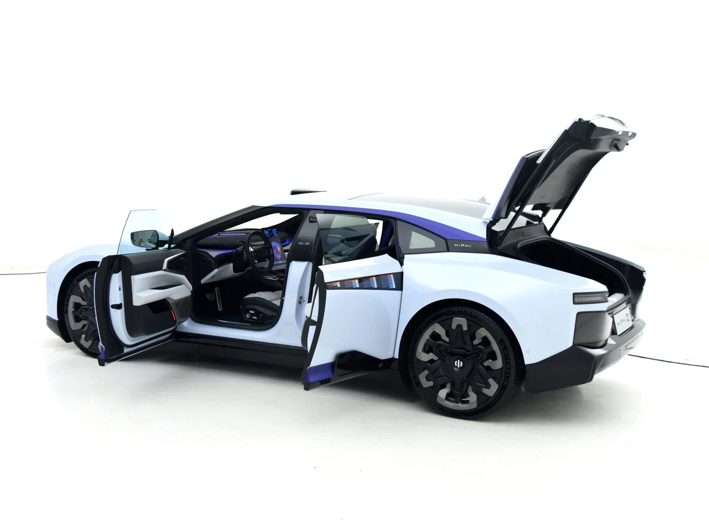 2022 novo veículo marca Luxury Hiphi X 705 km carregamento rápido Novo automóvel de alta qualidade para proteção ambiental