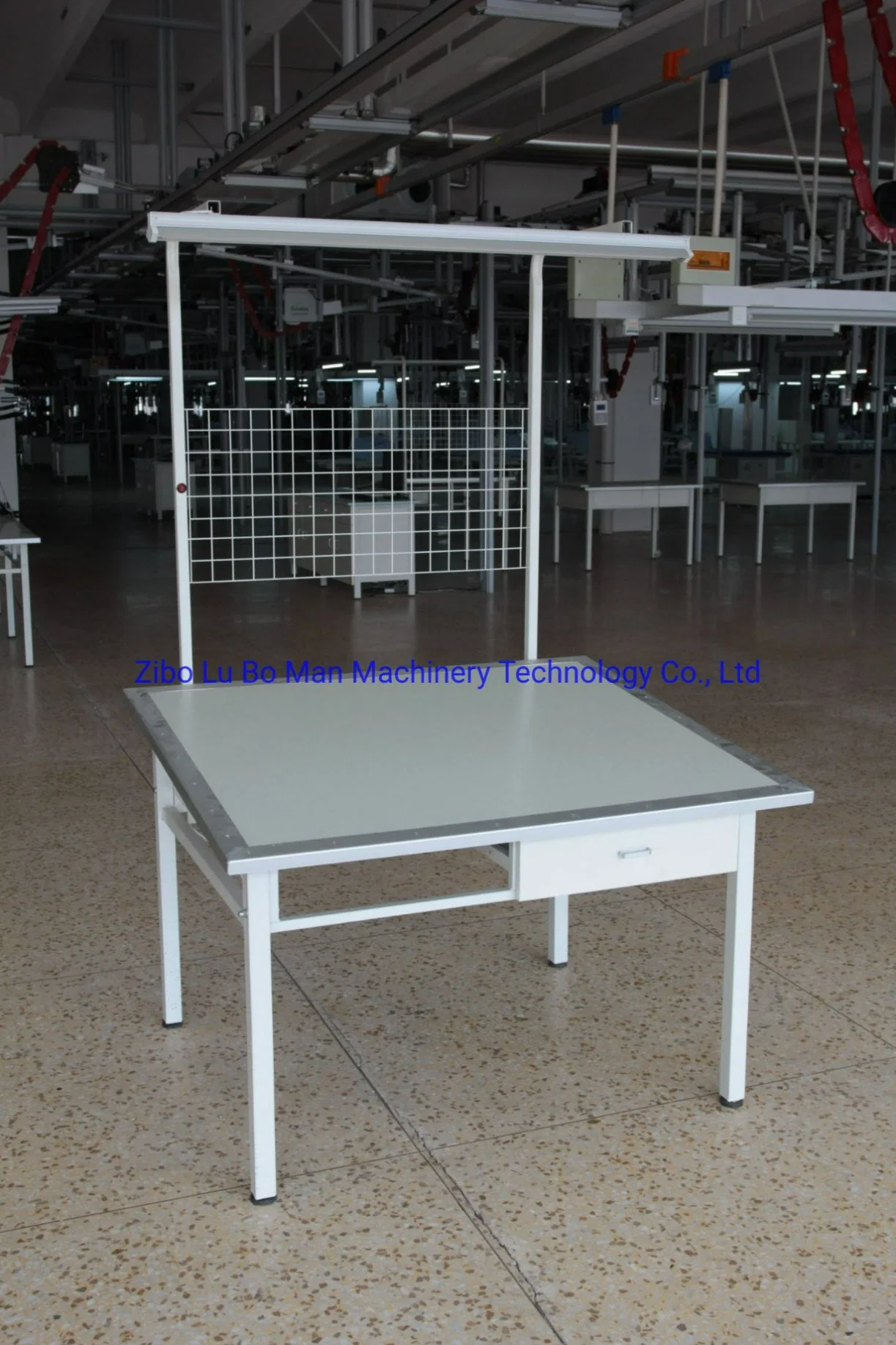 Custom Made Industrial Steel Garment Fabric Checking Table with LED Light