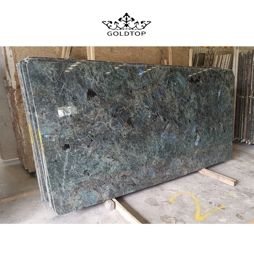 Natural Stone Slab Cut to Size Countertop Bar Counter Tabletop Washbasin Island Bathroom Vanity Deep Color Polished Granite