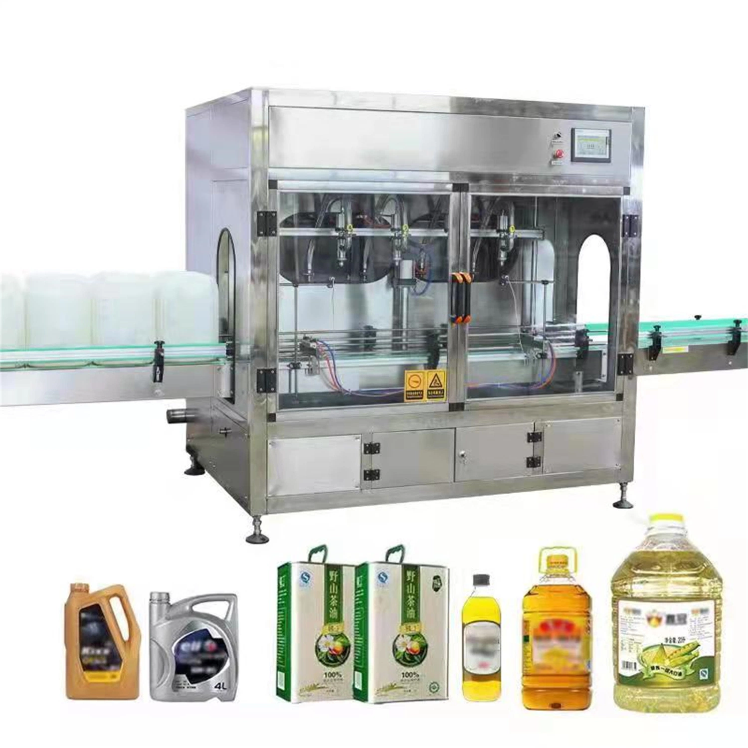 Semi-Automatic Edible Cooking Lubricating Oil Filling Machine Anti Drip Manufacturer for Small Production