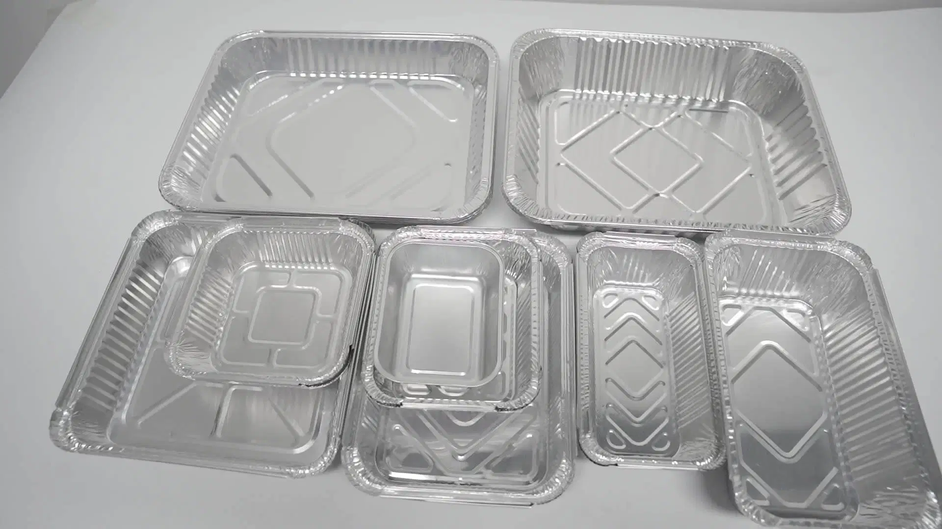 9X13 Half Size Aluminium Foil Pans/Trays with Lids 10pack 20pack 50pack Disposable Rectangle Aluminum Foil Food Containers