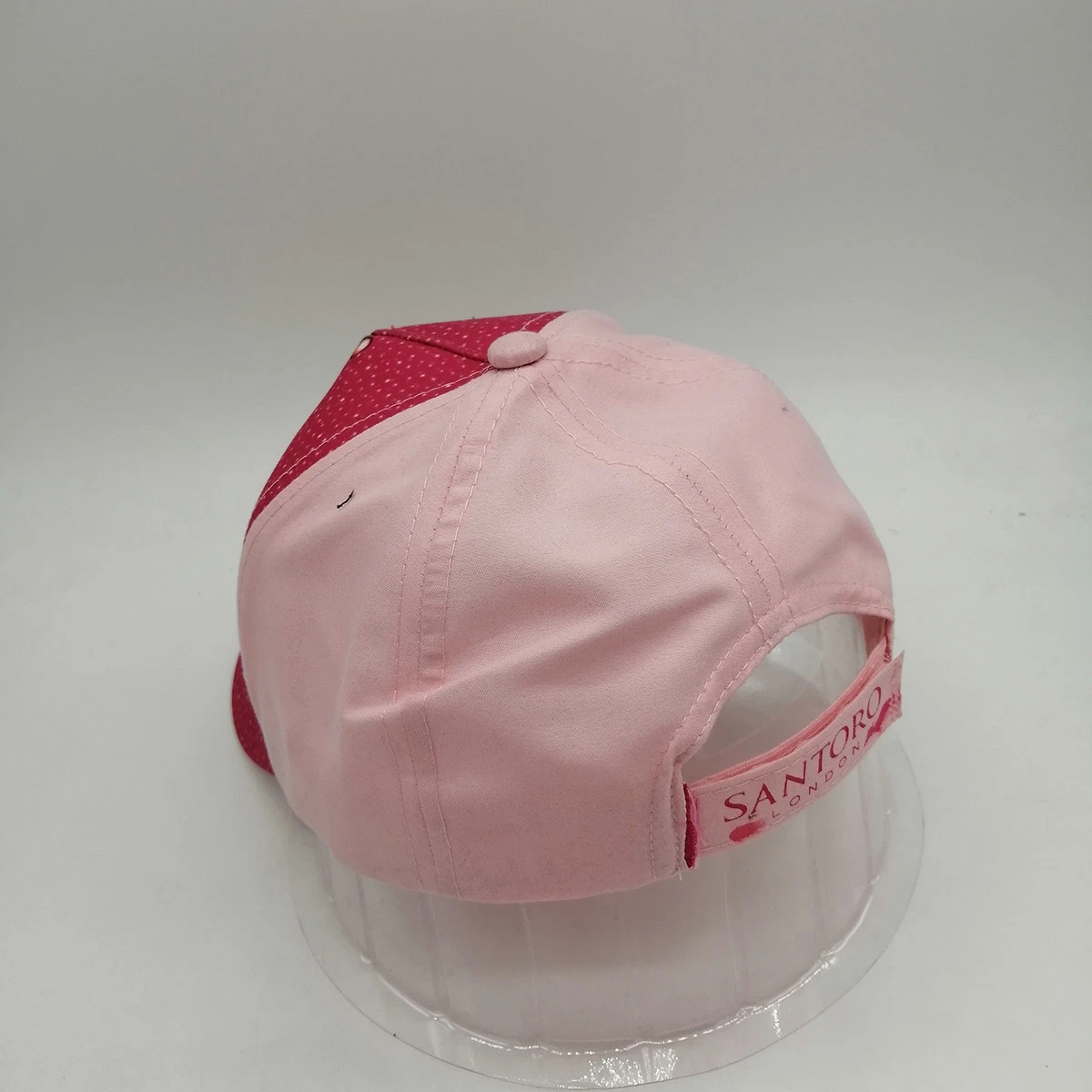 Hochwertige Rosa Polyester 5 Panel Cap / Geschenk-Cap / Sommer Cap / Kinder Cap mit kundenspezifischen Druck BSCI Factory