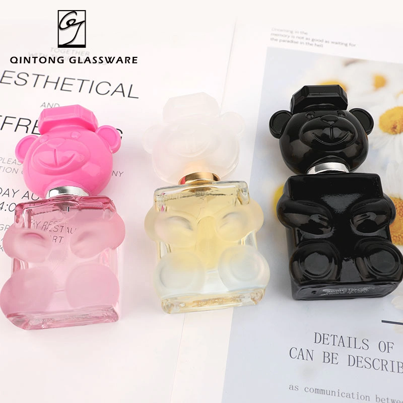 Wholesale/Supplier 30ml 1oz Cartoon Sweet Lovely Mould Bottle Cosmetics Packaging Clear Glass Perfume Bottle