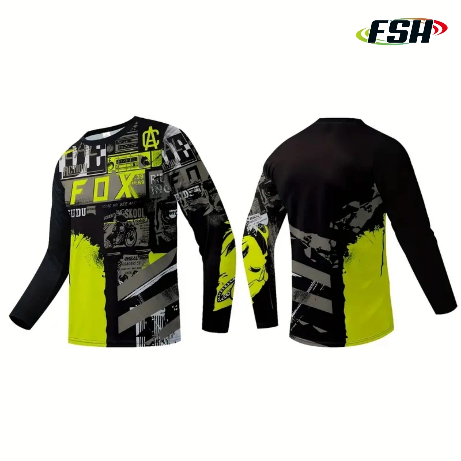 Patrón de poliéster de secado rápido Mayorista/Proveedor Mountain Bike Racing Jerseys Custom Hecho