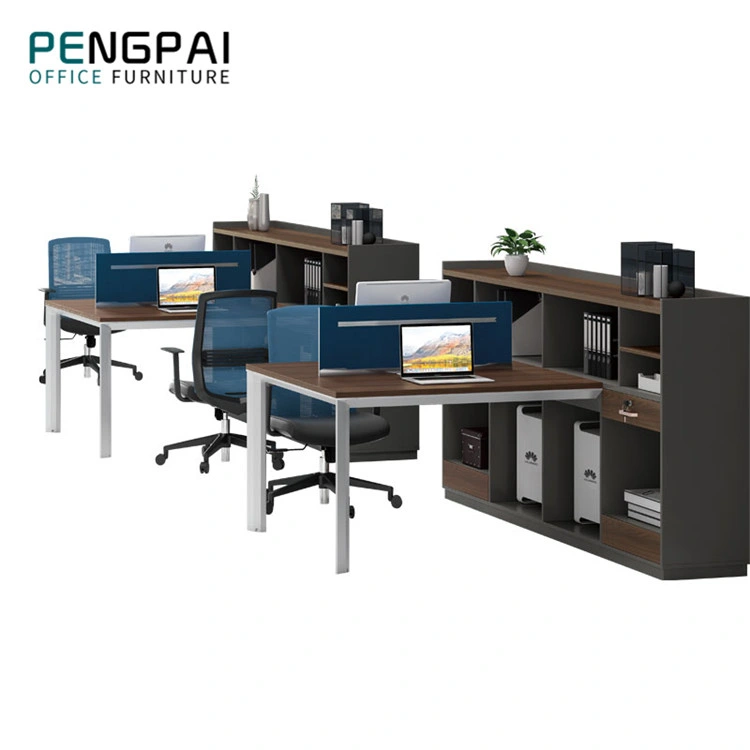 Modern Design Desk Executive Furniture Computer Wooden 2 Seaters Tables Set