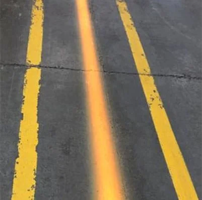 Virtually Projected LED Laser Lines for Pedestrian Safety and Aisle