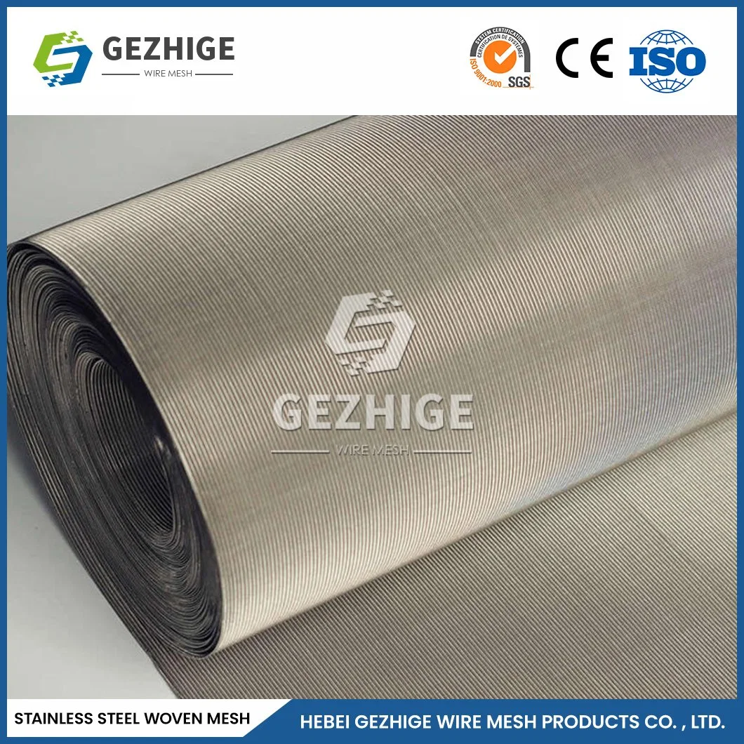 Gezhige Stainless Steel Bug Screen Mesh Factory China Stainless Steel Grill Oven Tray BBQ Wire Mesh 304 Material Weave Stainless Steel Wire Mesh