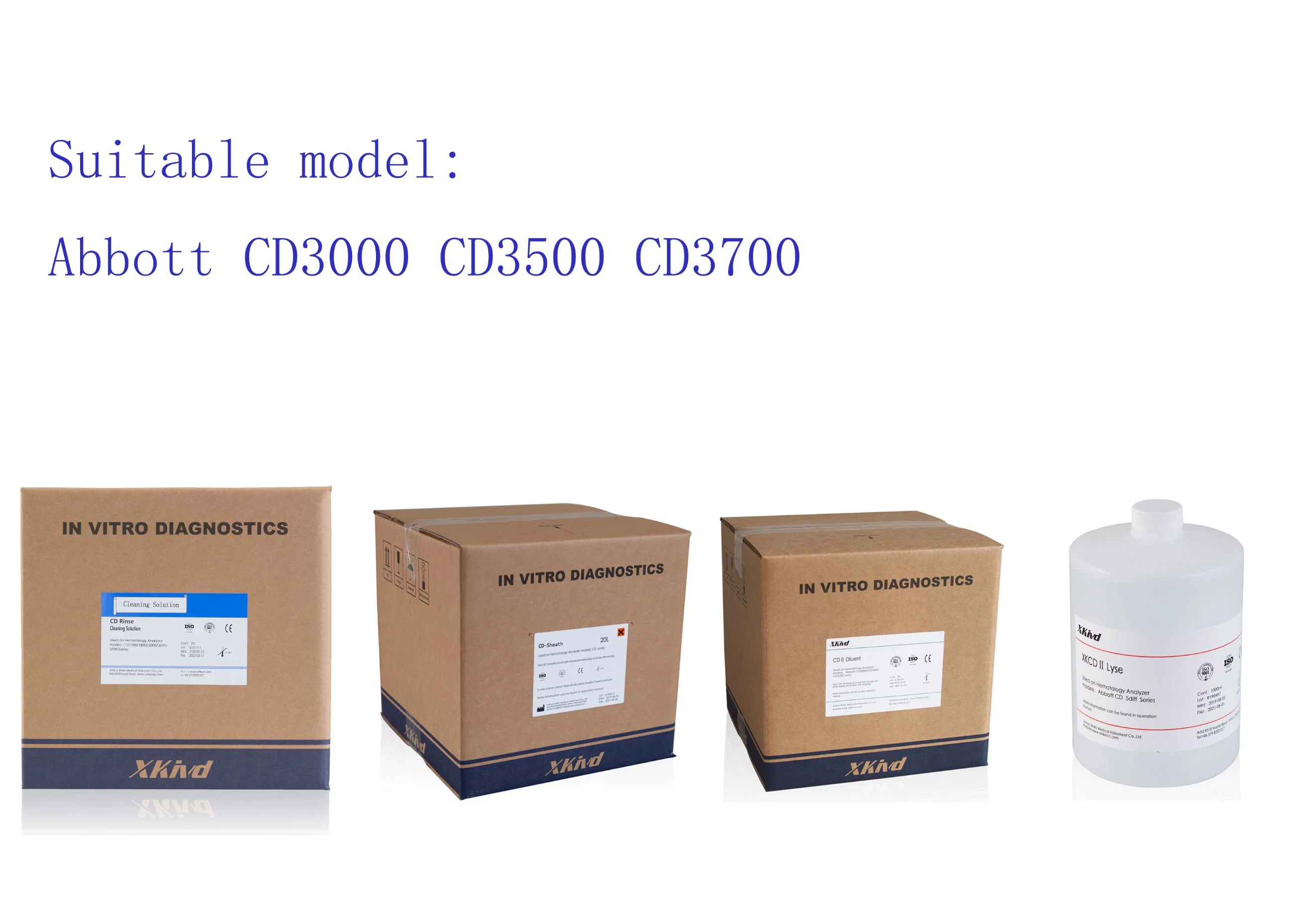 Hematology Reagents Abbott CD3000 CD3500 CD3700 20L Sheath Reagent