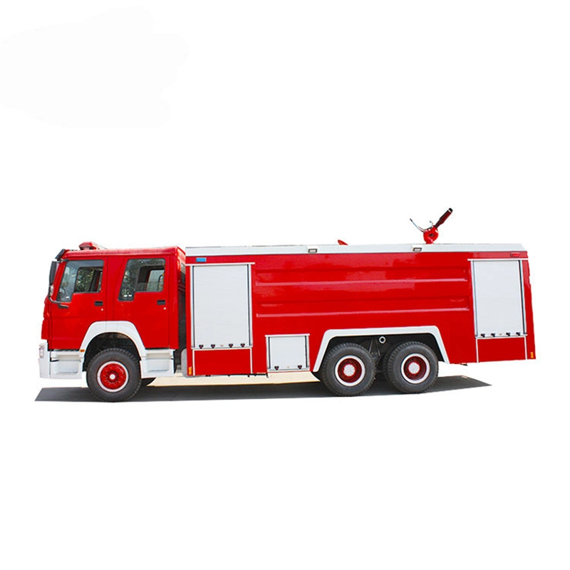 Camions de pompiers Sinotruk HOWO 6X4 avec pompes à eau et mousse de 12t et 15t