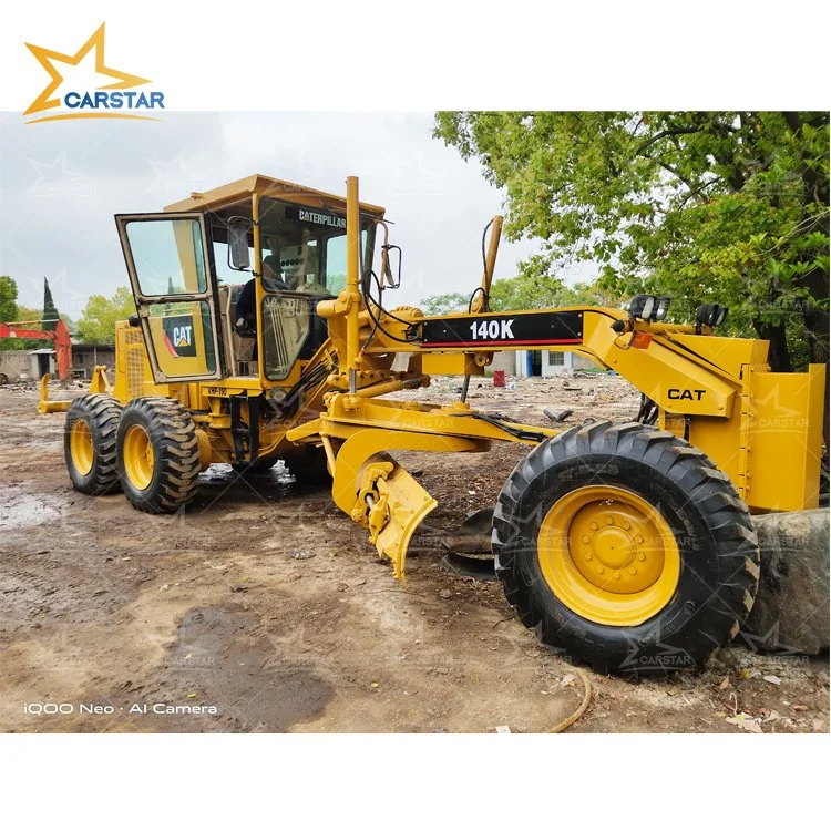 Secondhand Motor Grader 140h Used Grader with Cat 3306 Engine Caterpillar Motor Grader 140h