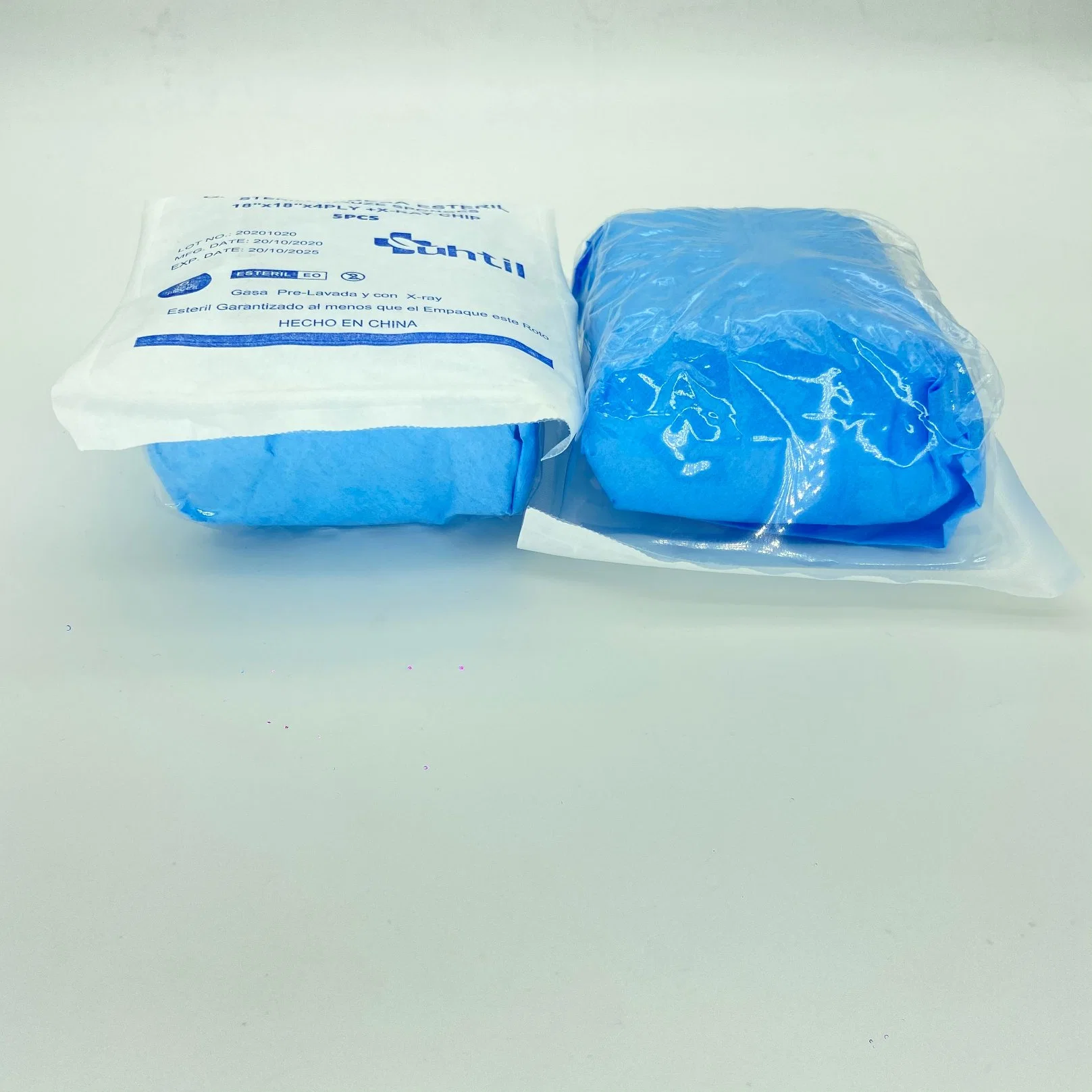 China Manufacturer Gauze Abdominal Pad with X Ray Threads Prewashed