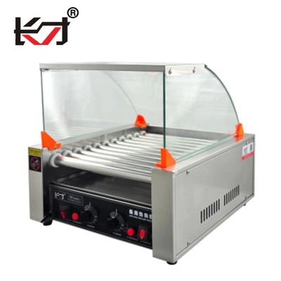 HD-7 Electric Shop Use Catering Equipment Sausage Making Machine Snack Machine Stainless Steel Countertop Grill Sausage Maker Ho Dog Roller Machine