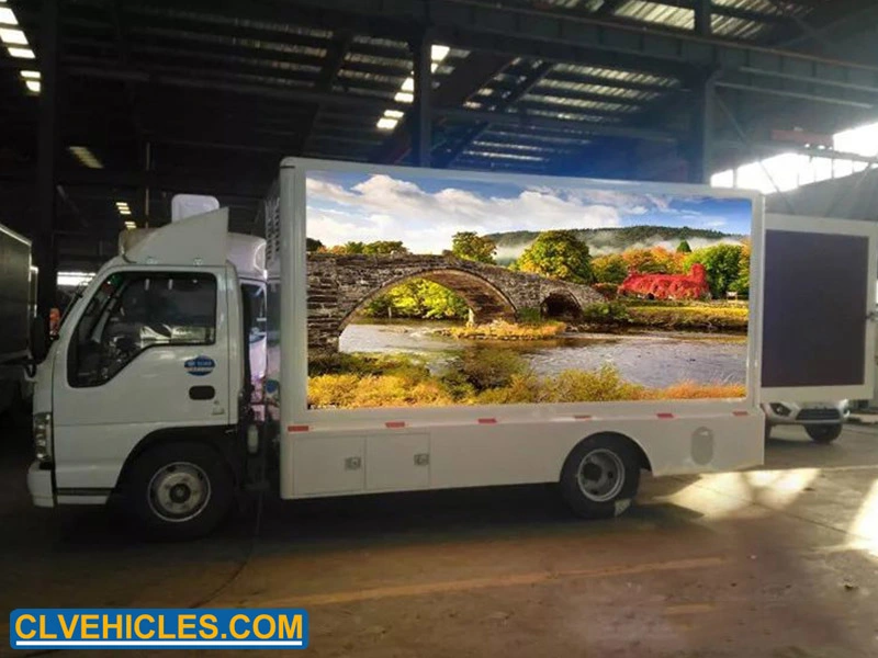 LED Mobile Advertising Trucks para portadas de aluminio para exteriores