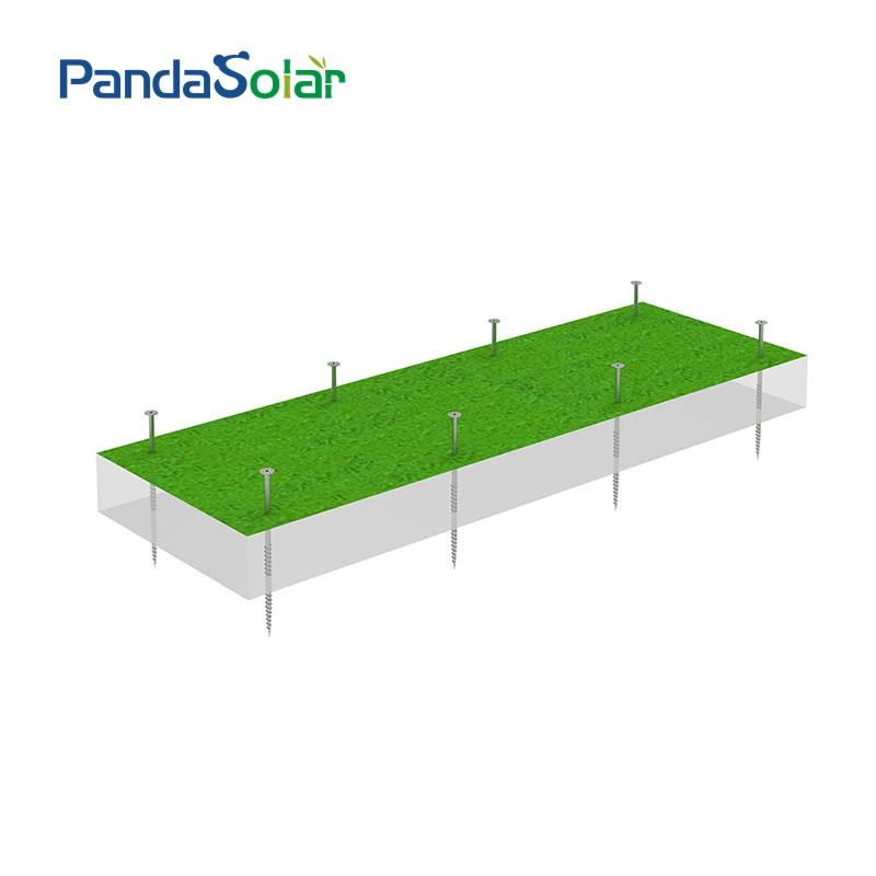 Q235 Pground Ajustável Parafusos Pós Metálicos massa de concreto de âncora Âncora Post o parafuso de aterramento