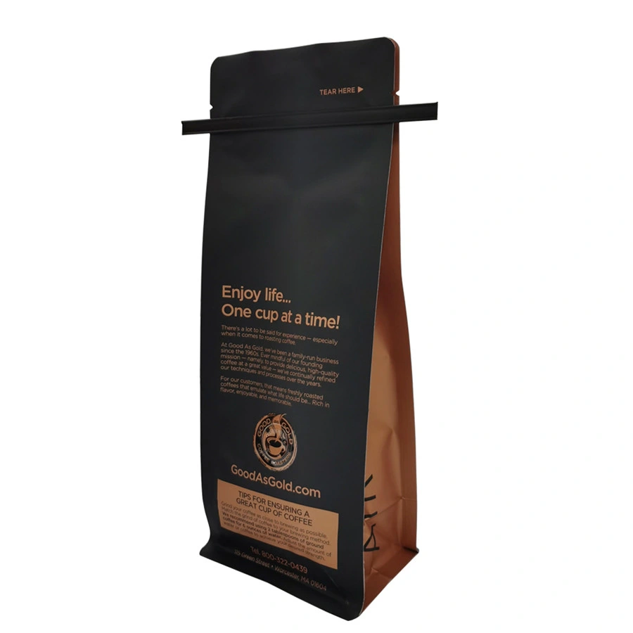 Coffee Bag with Tin Tie Coffee Packaging Bag for Sell