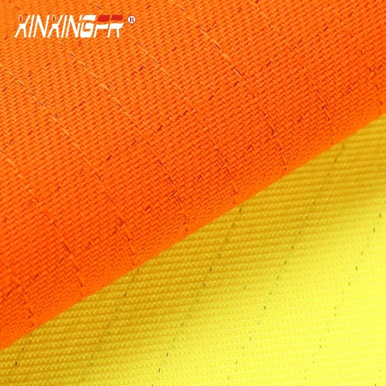 500gram 100% Cotton Fireproof Satin Fabric for Fire Resistant Uniform