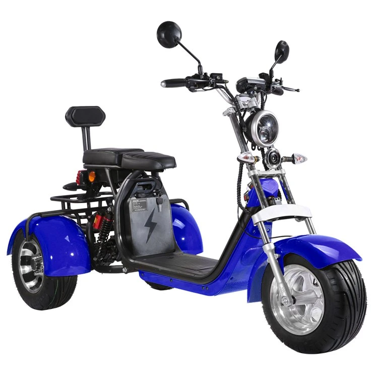 Hot vendre moins cher Scooters Citycoco trois roues Tricycle électrique des moteurs de la mobilité des adultes e les motocyclettes Scooters 2000W 60V