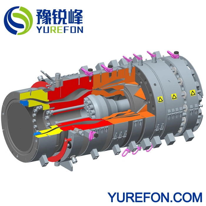 Le PEHD/tuyau en PVC Exruder tête d'extrusion pour tuyau d'Extrusion du moule