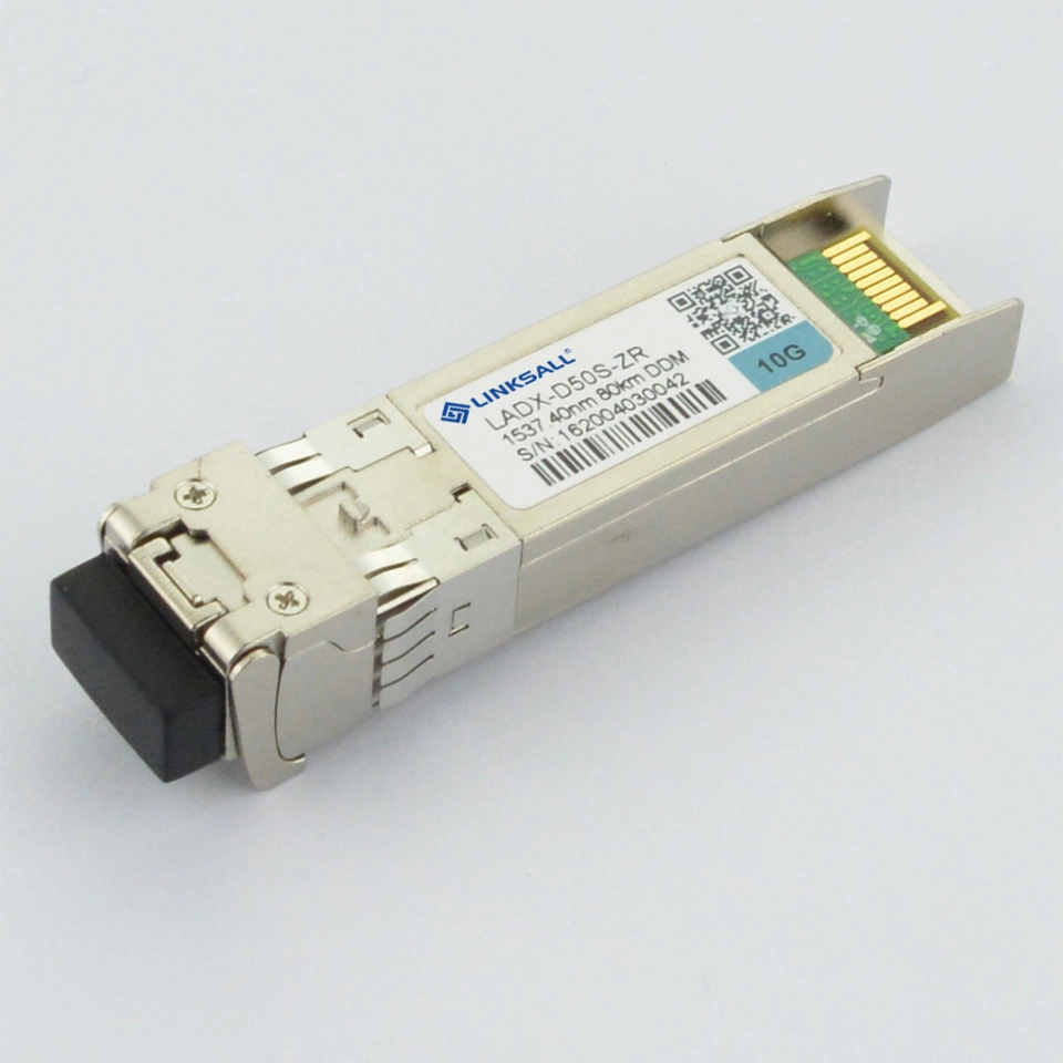 Brocade C49 10g-Sfpp-Zrd-1538.19 Compatible 10g DWDM SFP+ 100GHz 1538.19nm 80km Dom LC SMF Transceiver Module