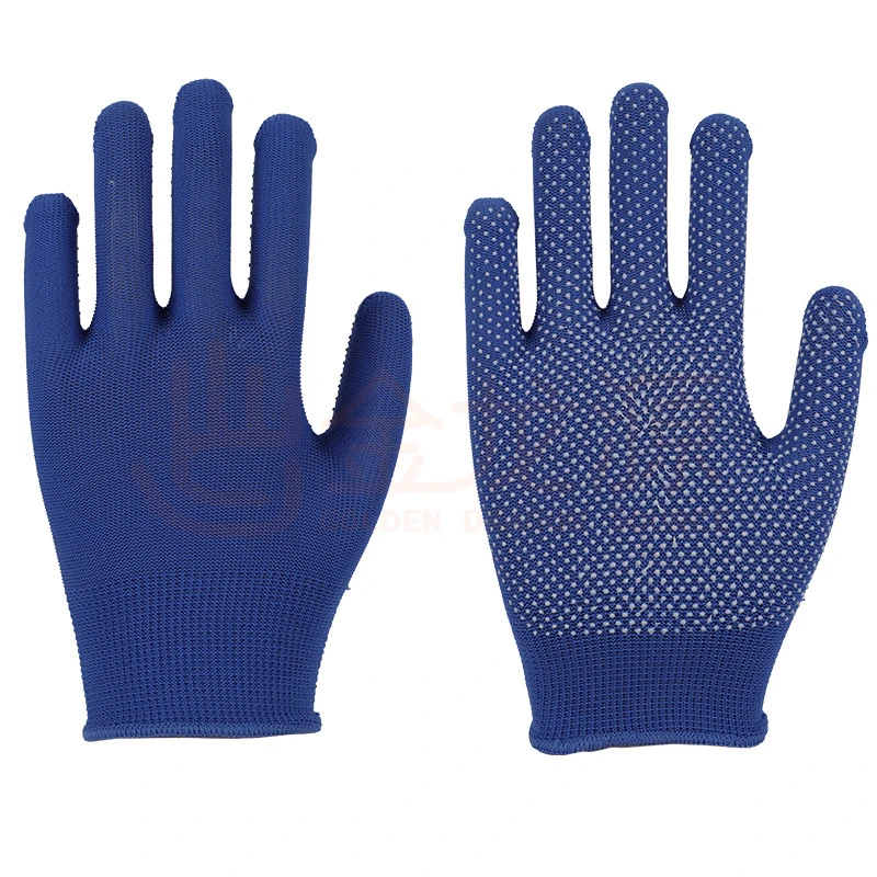 Hand Protection Nylon 13 Needle Touch Screen Garden Gloves Outdoor Work Safety Cheap Thin DOT Anti-Slip Breathable Mittens