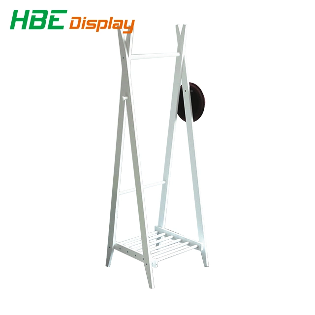 Newest Simple Style Garment Shop Metal Coat Clothes Hanger Rack