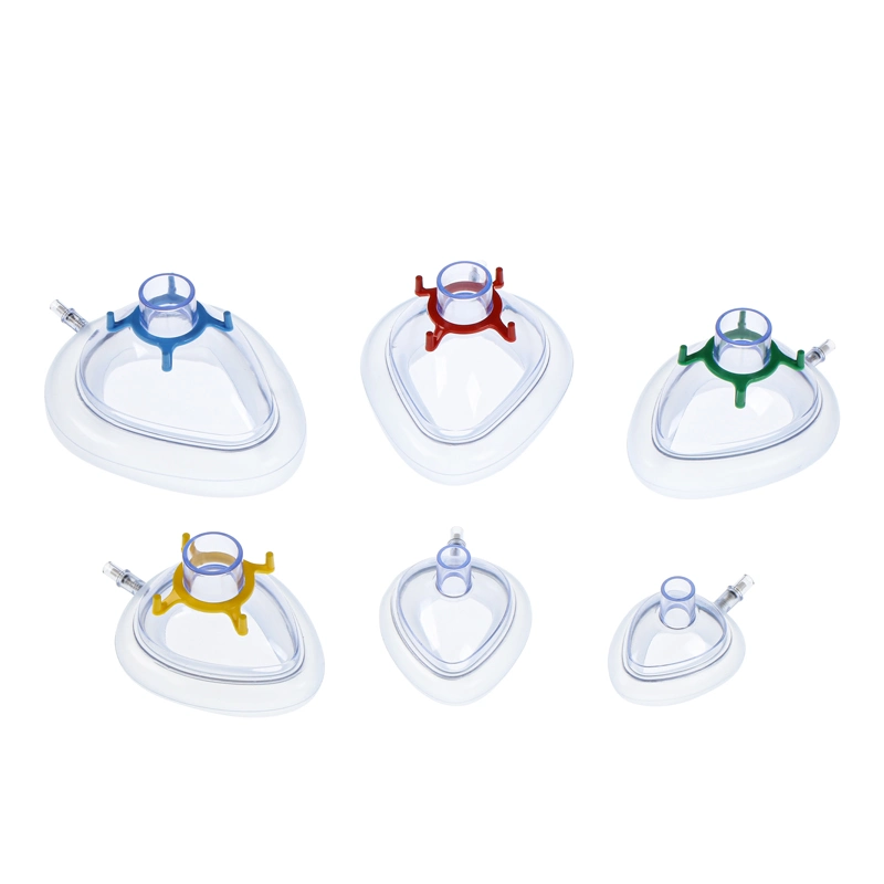 ISO13485 CE la máscara de anestesia de PVC desechables