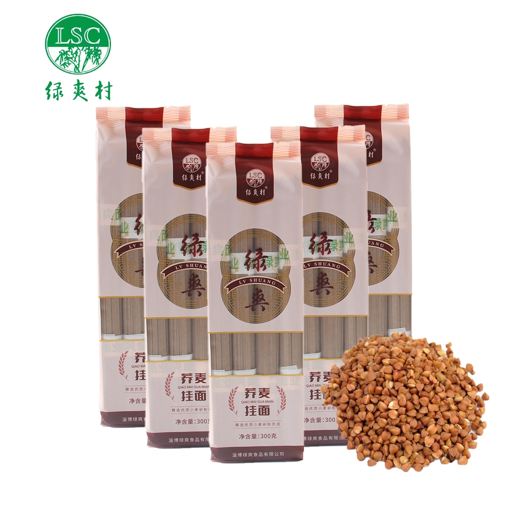 308g Low Sugar Traditional Healthy Chinese Food Tartary Buckwheat Noodles Fast Cooking Hot Sale Buckwheat Soba Noodles Instant Potato Udon Noodles Ramen Wheat C