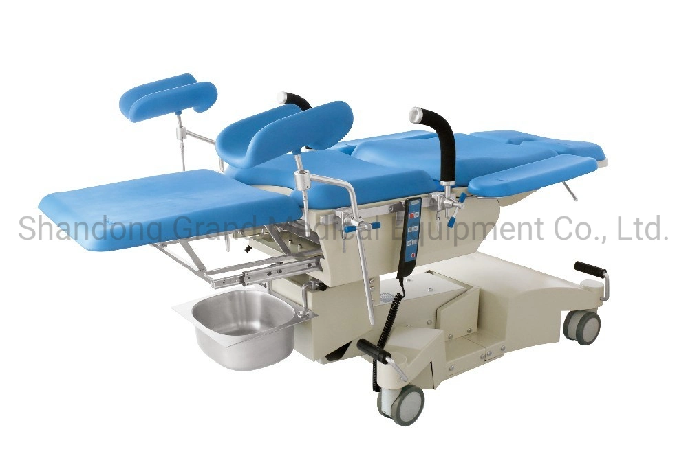 Hospital Electric Obstetric Examination Bed Gynecological Operation Table for Maternity Use