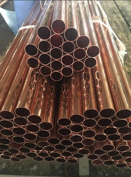 C101 Rigid Cold Drawn Seamless Straight Pure Copper /Copper Tube for Water System