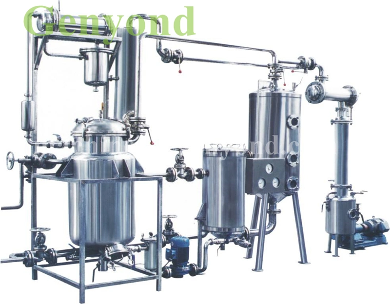 Machine d'extraction par ultrasons d'herbes d'usine, extracteur de concentration, distillateur d'huile essentielle, équipement de distillation.