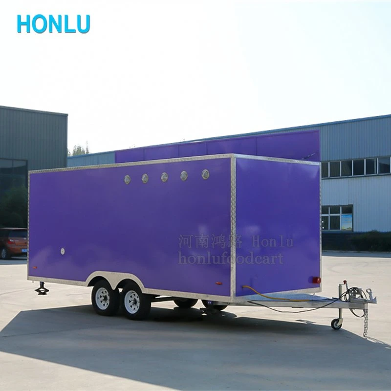 Mobile Food Trailer Austrailan Fully Equipped Fried Chicken Food Trucks Coffee Food Cart with Kitchen