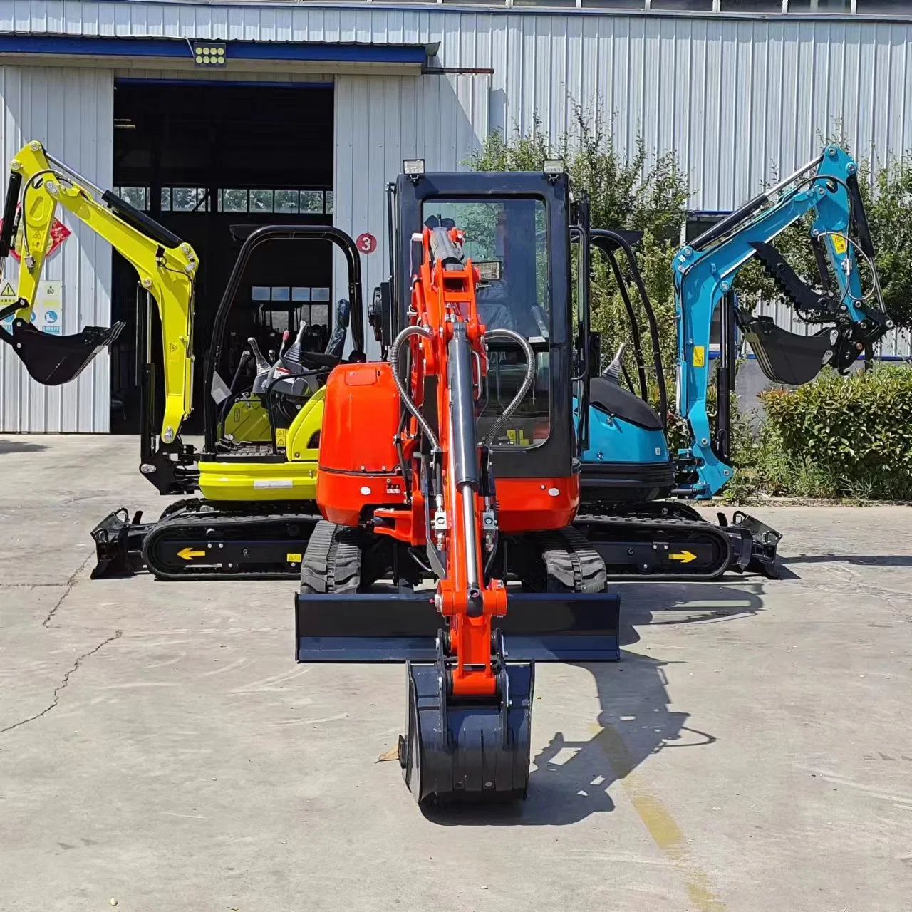 Excavadora Mini Digger de 3,5 toneladas máquina de embolgadora hidráulica de 3 toneladas Nueva Miniexcavadora de orugas para el hogar de 2,5 toneladas