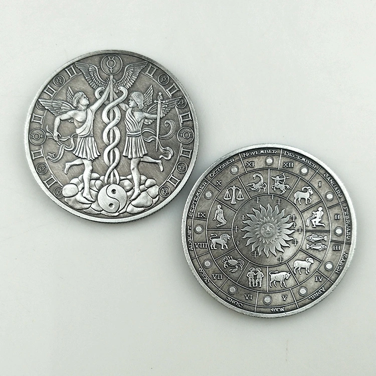 Kuwait Army Antique Silver Custom Coin