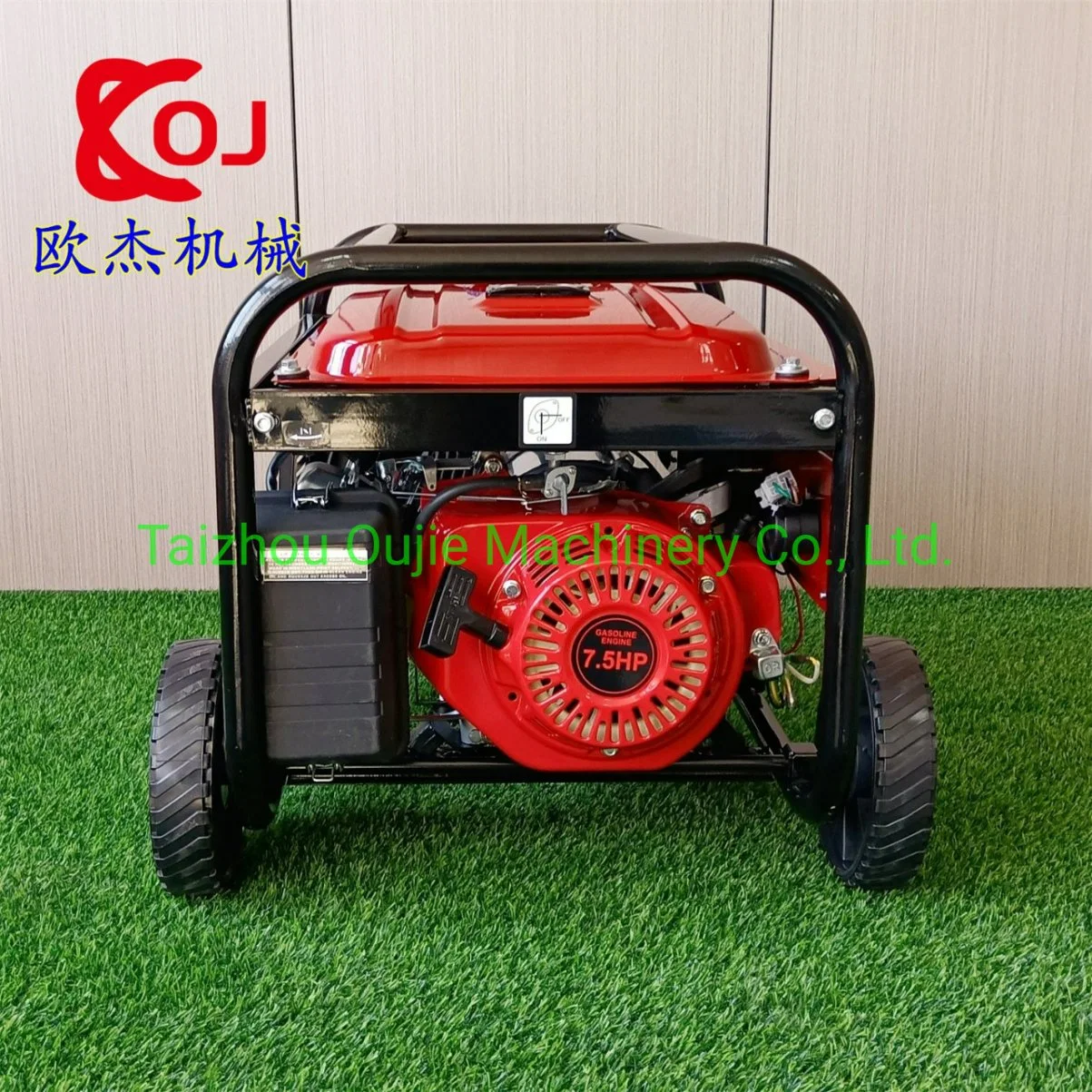 Goodsense Brand Small Generator 220V Household Quiet Fuel Saving 5500W Gasoline Emergency Liquefied Gas with Wheel Single Phase