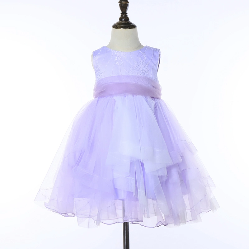 Fashion Baby Girl Clothes Sale Tulle Party Gown for Kids