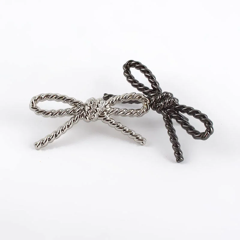 at-Ap360 Fashion Bag Parts Accessories Button Hardware Bow-Knot Decoration Clip Buckle Clasp