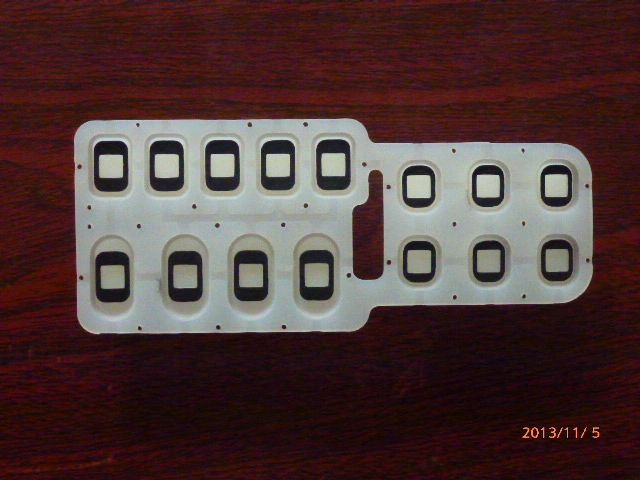 Heat Resisting Rubber Part Keypad Silicone Product Membrane Switch