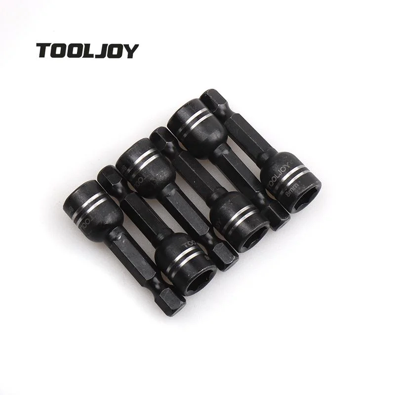 14PCS Quick Change Power Nut Driver Bit Set Steel Metric Socket Wrench Set 1/4&prime; &prime; Hex Nut Driver Drill Bits