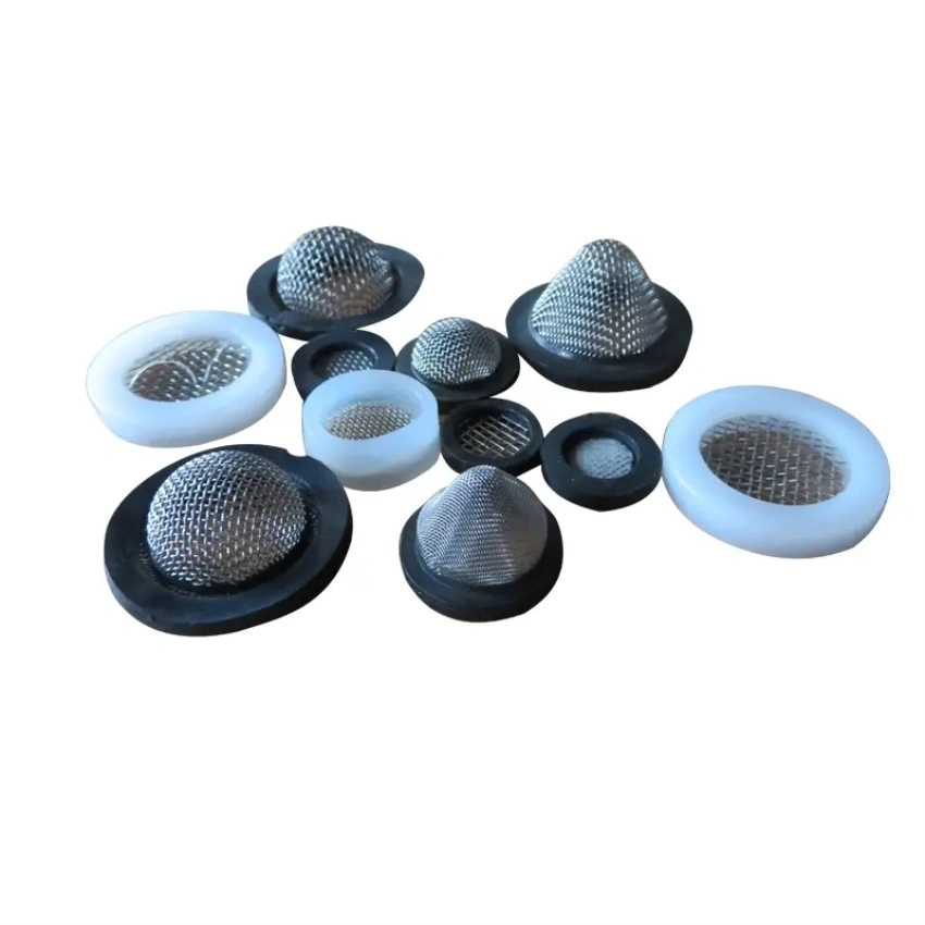 Customized Ss Rimmed Wire Mesh Screen Filter Cap