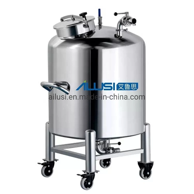 Movable Storage Water Drum Stainless Steel Storage Tank