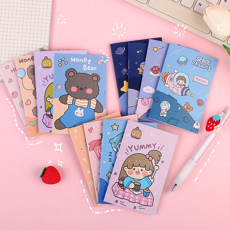 Chinese Factory Cute New Cartoon Mini Notebook for Students