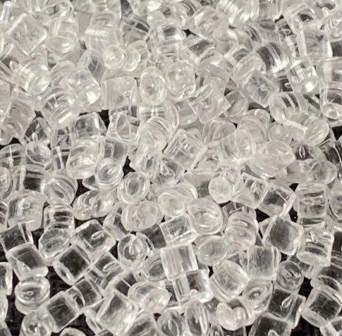 Композитный ПВХ прозрачных пластмассовых частиц