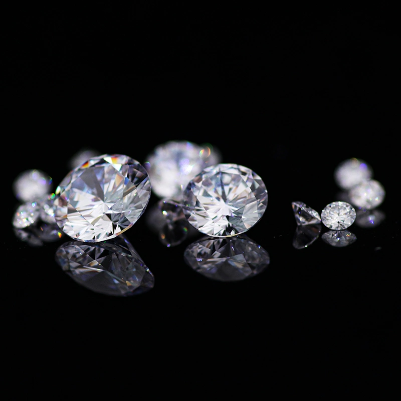 Provence Gems 0.8mm-2.9mm Round Moissanite White Ef Color Cheapest Wholesale/Supplier Price Per Carat