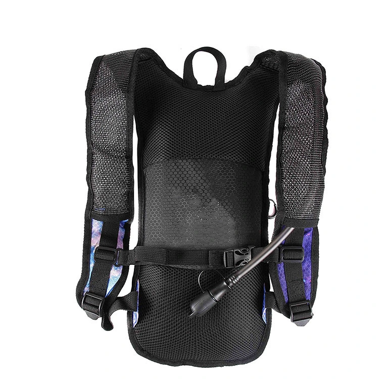 Wholesale/Supplier Galaxy Style Fashionable Climbing Hydration Backpack with 2L Water Bladder