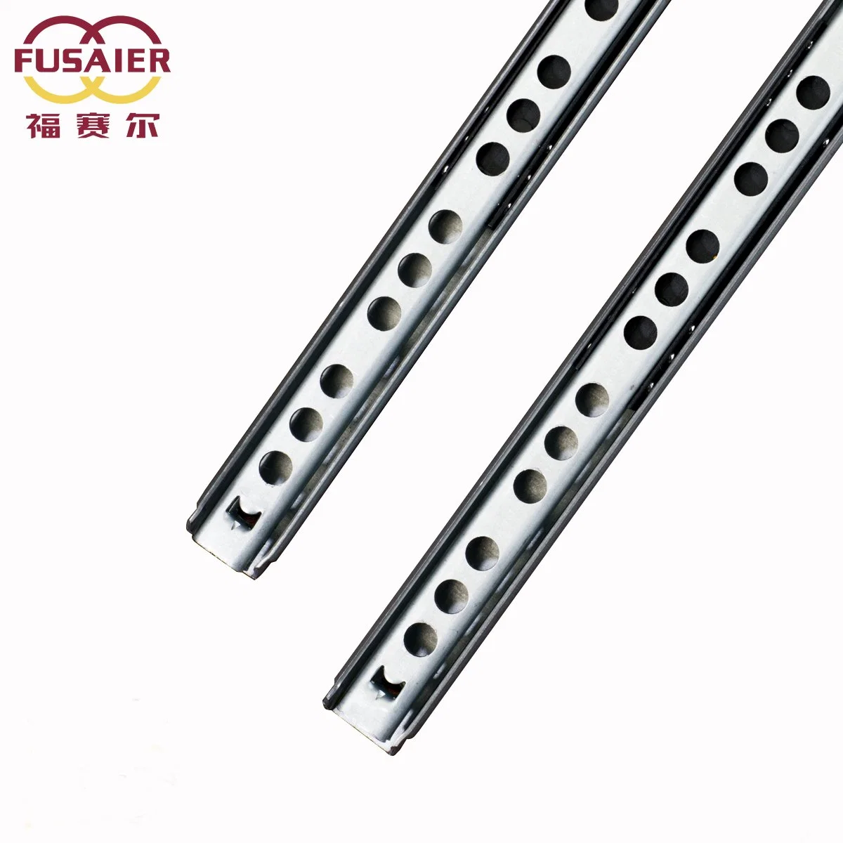 Furniture Hardware 17mm Two Way Retractable Drawer Slide Rail