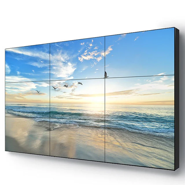 Ultra Narrow Bezel Advertising Screen 4K LCD Video Wall Screen Display